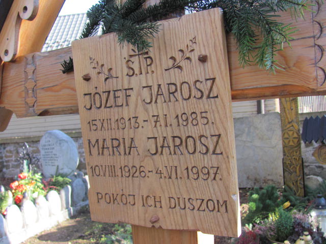 Józef Jarosz 1913 Zakopane - Grobonet - Wyszukiwarka osób pochowanych