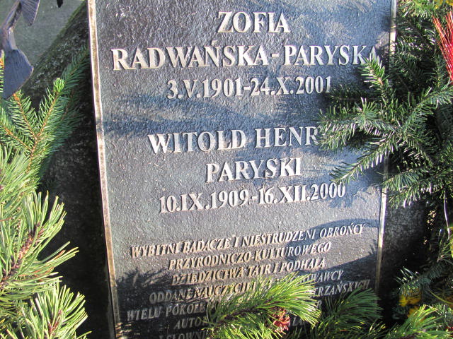 Witold Henryk Paryski 1909 Zakopane - Grobonet - Wyszukiwarka osób pochowanych