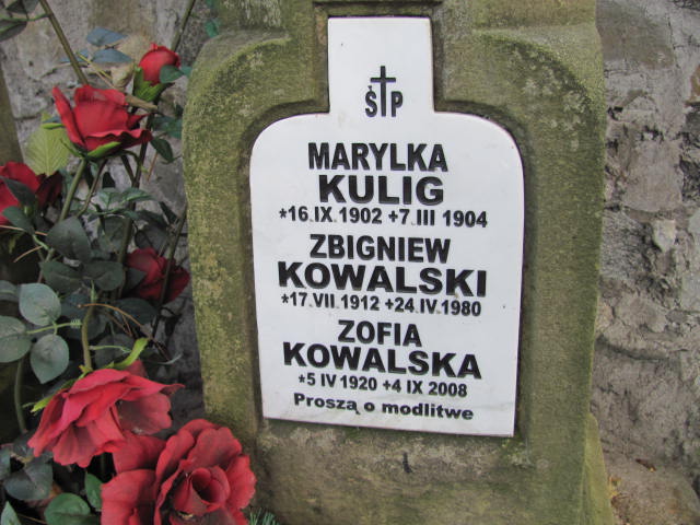 Zofia Kowalska 1920 Zakopane - Grobonet - Wyszukiwarka osób pochowanych