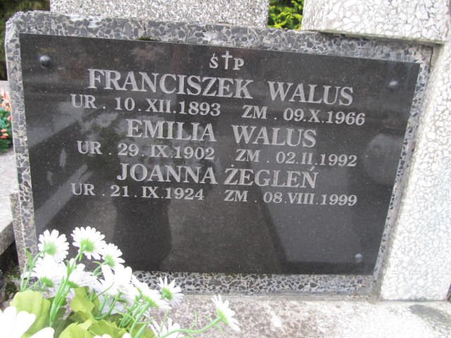 Franciszek Walus 1893 Zakopane - Grobonet - Wyszukiwarka osób pochowanych