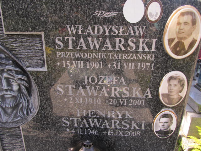 Henryk Stawarski 1946 Zakopane - Grobonet - Wyszukiwarka osób pochowanych