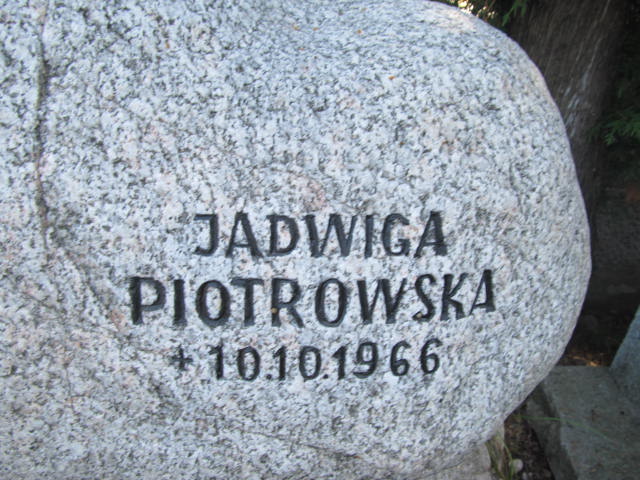 Jadwiga Piotrowska  Zakopane - Grobonet - Wyszukiwarka osób pochowanych