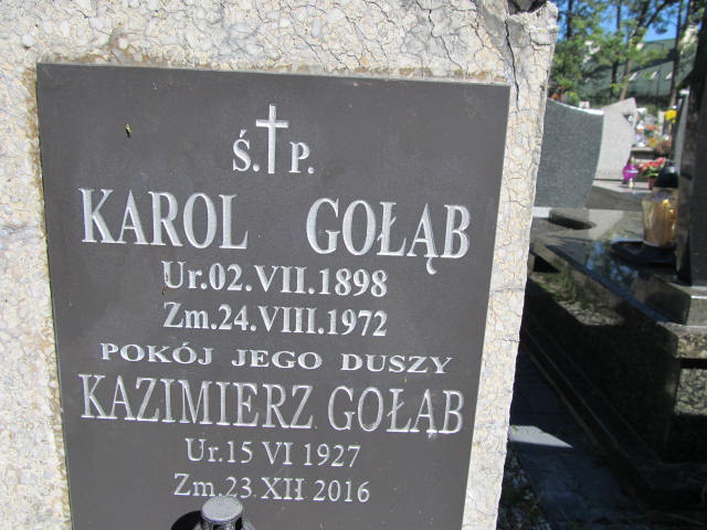 Kazimierz Gołąb 1927 Zakopane - Grobonet - Wyszukiwarka osób pochowanych