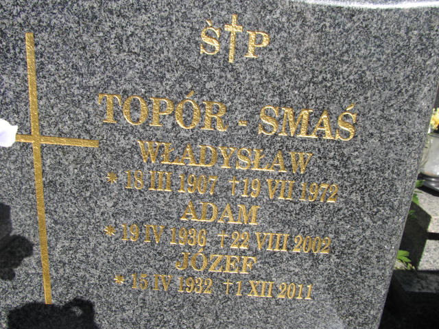 Józef Topór Smaś  1932 Zakopane - Grobonet - Wyszukiwarka osób pochowanych