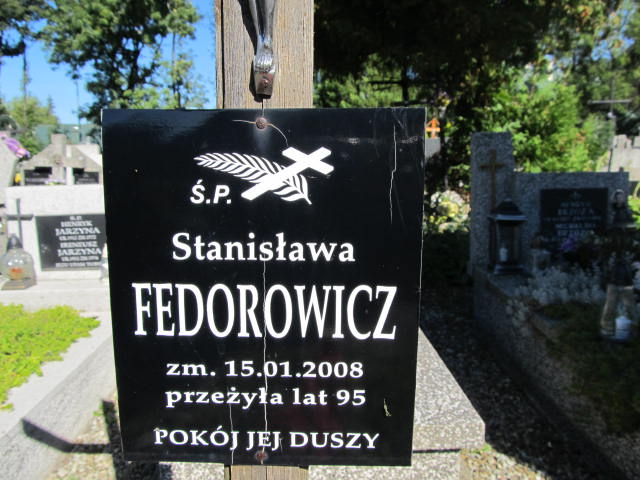 Stanisława Fedorowicz Zakopane - Grobonet - Wyszukiwarka osób pochowanych