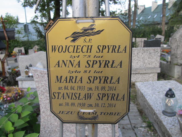 Stanisław Spyrła  1930 Zakopane - Grobonet - Wyszukiwarka osób pochowanych