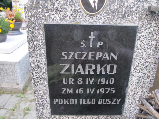 Szczepan Ziarko 1910 Zakopane - Grobonet - Wyszukiwarka osób pochowanych