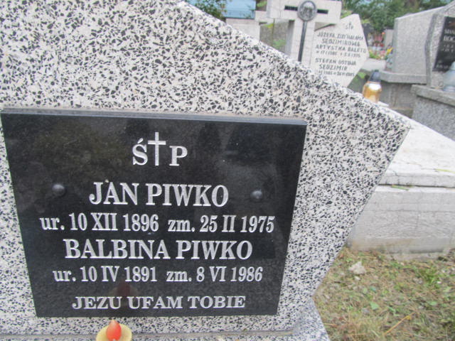 Jan Piwko 1896 Zakopane - Grobonet - Wyszukiwarka osób pochowanych