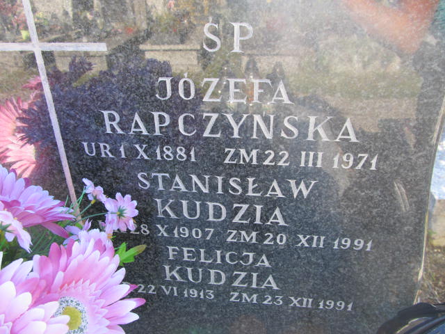 Felicja Kudzia 1913 Zakopane - Grobonet - Wyszukiwarka osób pochowanych