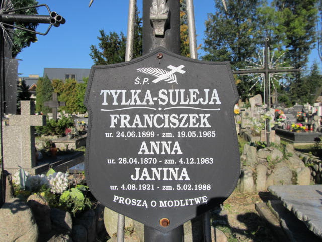 Anna Tylka Suleja 1870 Zakopane - Grobonet - Wyszukiwarka osób pochowanych