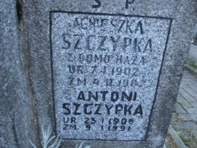 Agnieszka Szczypka 1902 Zakopane - Grobonet - Wyszukiwarka osób pochowanych