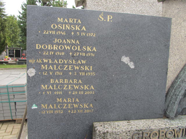 Marta Osińska 1946 Zakopane - Grobonet - Wyszukiwarka osób pochowanych