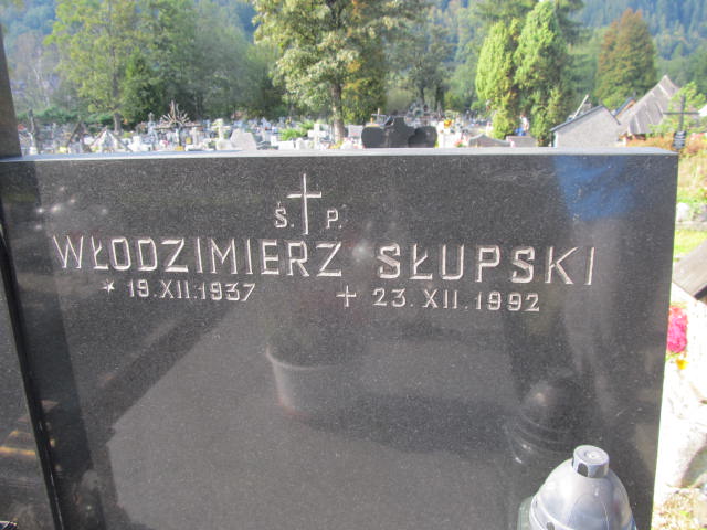 Włodzimierz Słupski 1937 Zakopane - Grobonet - Wyszukiwarka osób pochowanych
