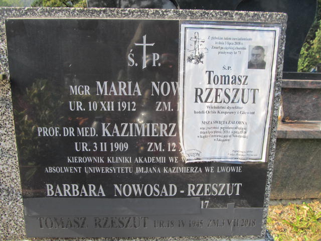 Maria Nowosad 1912 Zakopane - Grobonet - Wyszukiwarka osób pochowanych