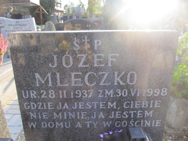 Józef Mleczko 1937 Zakopane - Grobonet - Wyszukiwarka osób pochowanych