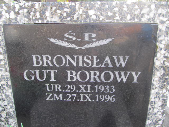 Bronisław Gut Borowy 1933 Zakopane - Grobonet - Wyszukiwarka osób pochowanych