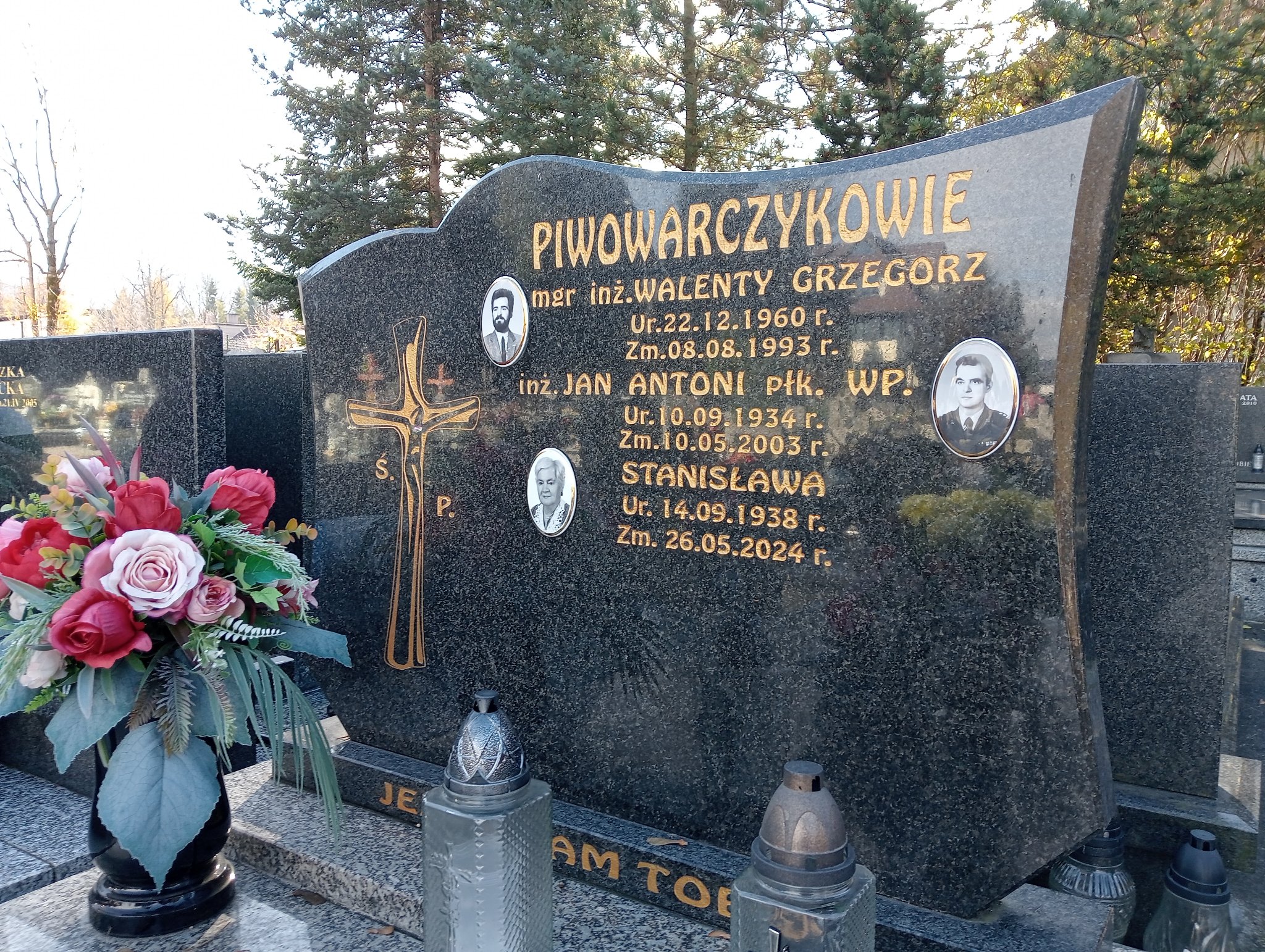 Grób Stanisława Piwowarczyk