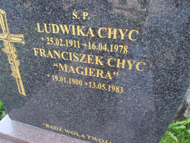 Ludwika Chyc Magier Zakopane - Grobonet - Wyszukiwarka osób pochowanych