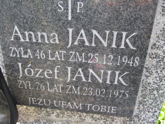 Anna Janik Zakopane - Grobonet - Wyszukiwarka osób pochowanych