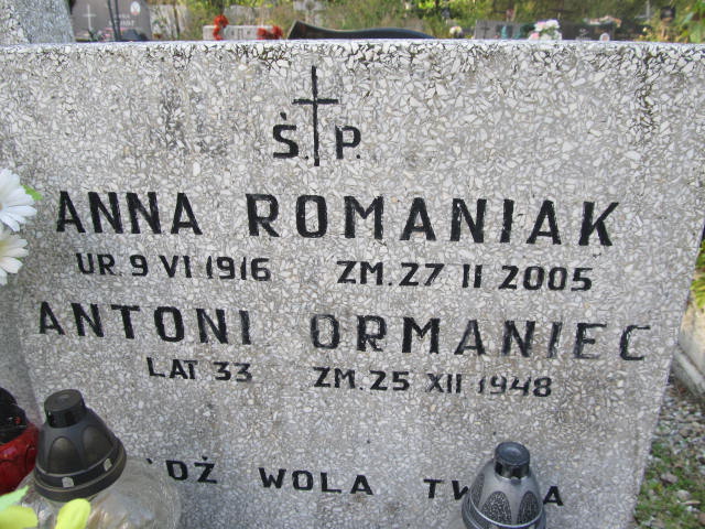 Antoni Ormaniec Zakopane - Grobonet - Wyszukiwarka osób pochowanych