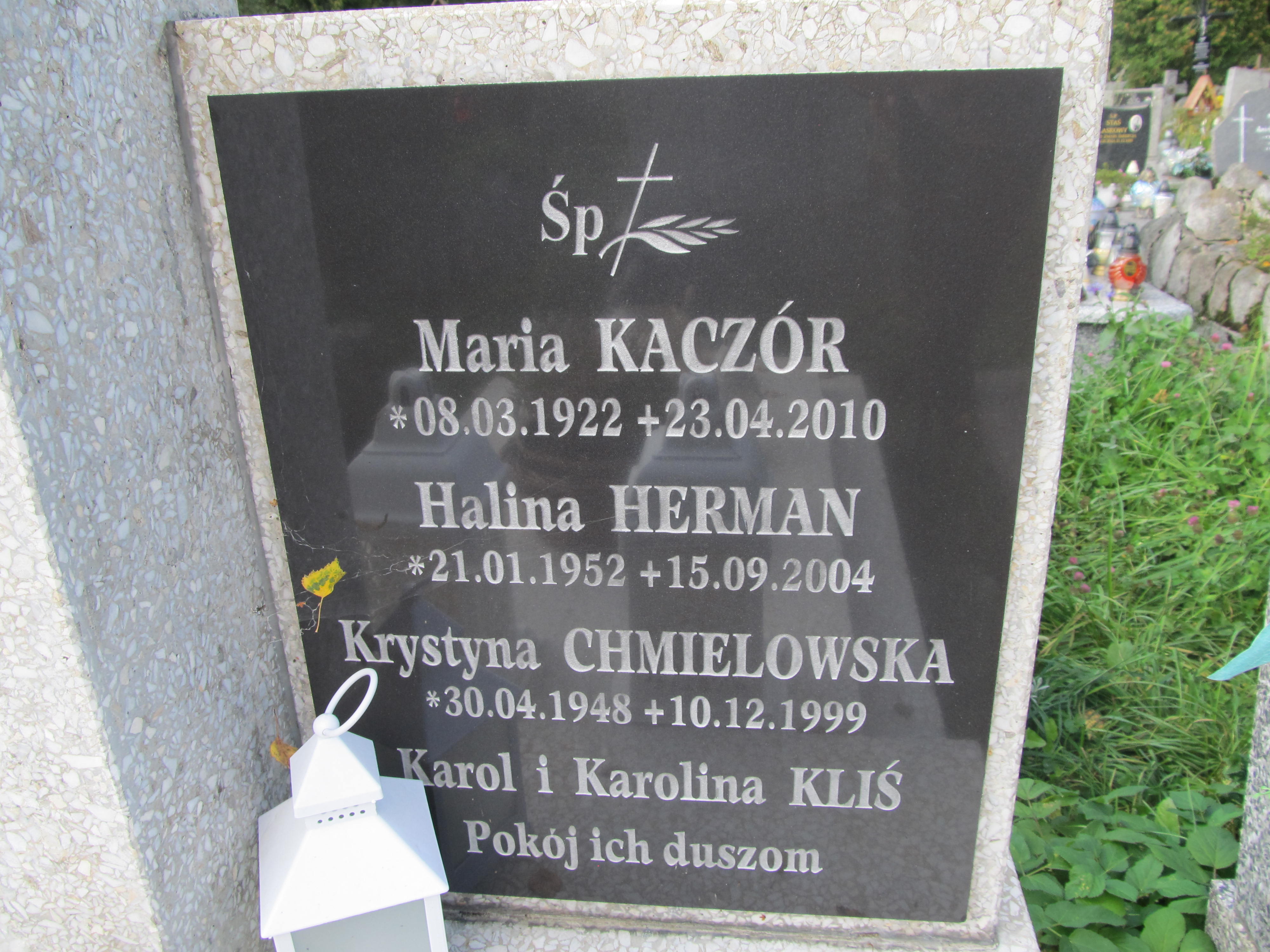 Krystyna Chmielowska Zakopane - Grobonet - Wyszukiwarka osób pochowanych