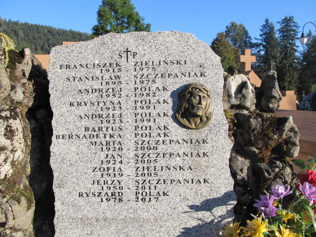 Zofia Zielińska 1918 Zakopane - Grobonet - Wyszukiwarka osób pochowanych