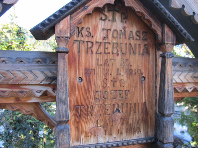 Józef Trzebunia Zakopane - Grobonet - Wyszukiwarka osób pochowanych