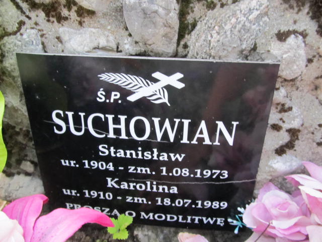 Karolina Suchowian 1909 Zakopane - Grobonet - Wyszukiwarka osób pochowanych