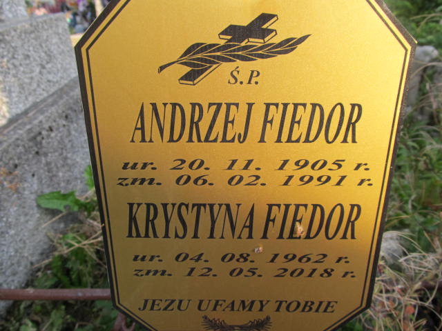 Krystyna Fiedor 1962 Zakopane - Grobonet - Wyszukiwarka osób pochowanych