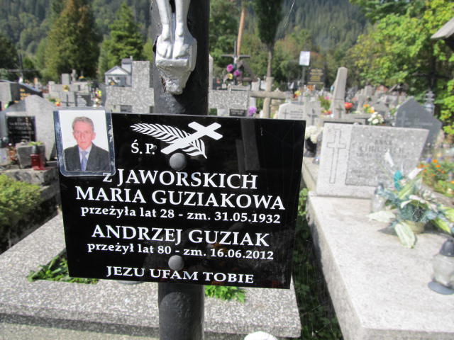 Andrzej Guziak Zakopane - Grobonet - Wyszukiwarka osób pochowanych