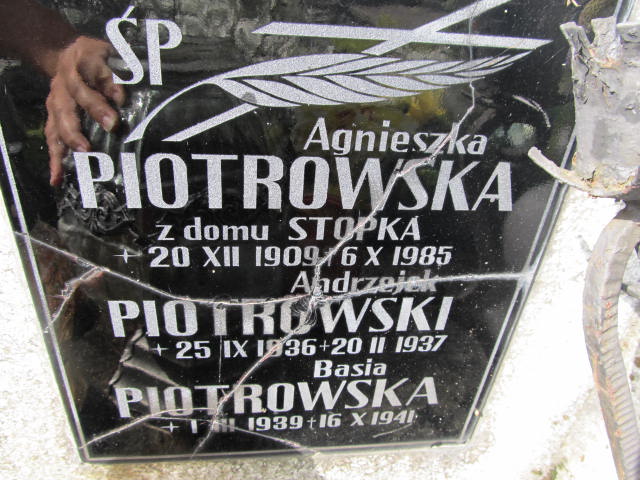 Barbara Piotrowska 1939 Zakopane - Grobonet - Wyszukiwarka osób pochowanych