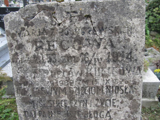 Marja Rec Zakopane - Grobonet - Wyszukiwarka osób pochowanych