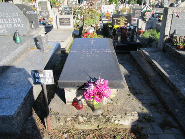 Grób Julia Adolf Tetmajerowa