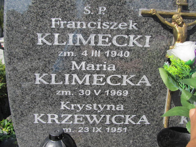 Maria Klimecka Zakopane - Grobonet - Wyszukiwarka osób pochowanych