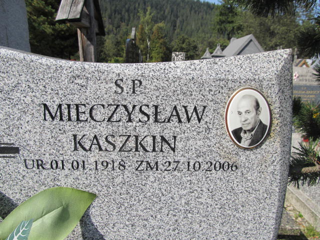 Mieczysław Kaszkin 1918 Zakopane - Grobonet - Wyszukiwarka osób pochowanych