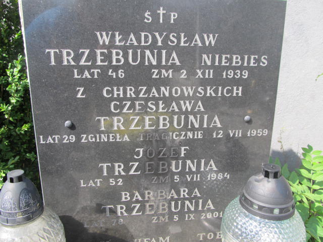Władysław Trzebunia Zakopane - Grobonet - Wyszukiwarka osób pochowanych