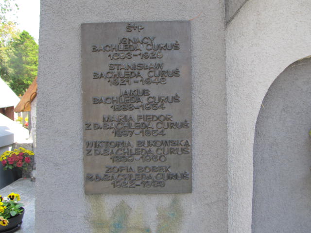 Stanisław Bachleda Curuś  1920 Zakopane - Grobonet - Wyszukiwarka osób pochowanych