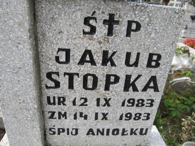 Grób Jakub Stopka