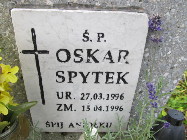 Oskar Spytek 1996 Zakopane - Grobonet - Wyszukiwarka osób pochowanych