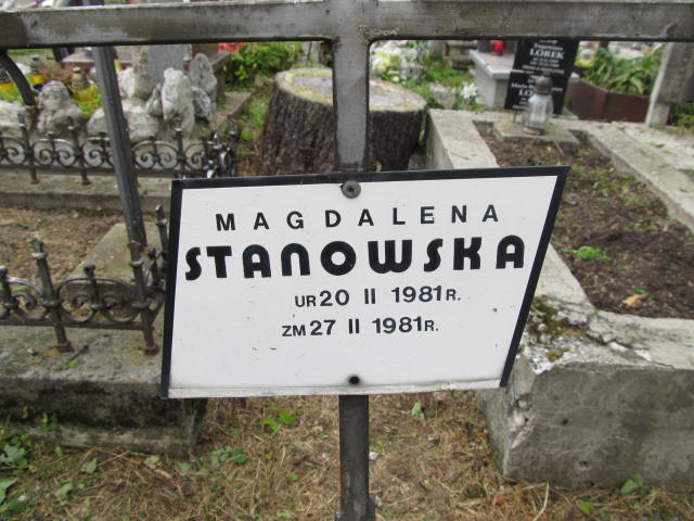 Magdalena Stanowska 1981 Zakopane - Grobonet - Wyszukiwarka osób pochowanych