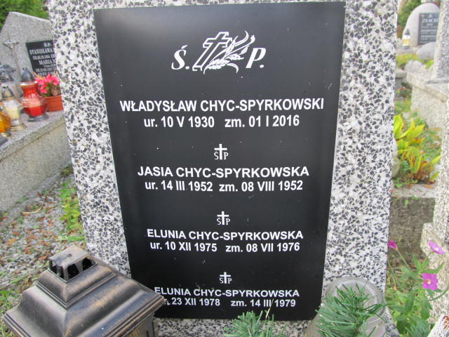 Elżbieta Chyc Spyrkowska 1975 Zakopane - Grobonet - Wyszukiwarka osób pochowanych