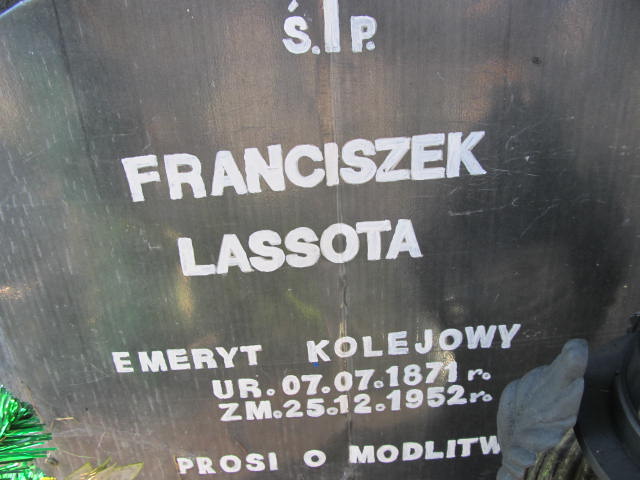 Franciszek Lassota 1871 Zakopane - Grobonet - Wyszukiwarka osób pochowanych