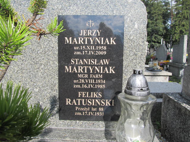 Stanisław Martyniak 1934 Zakopane - Grobonet - Wyszukiwarka osób pochowanych