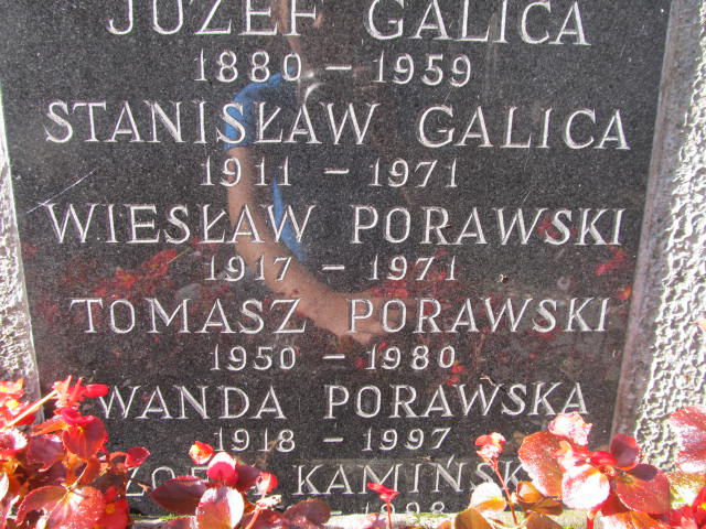 Józef Galica 1879 Zakopane - Grobonet - Wyszukiwarka osób pochowanych