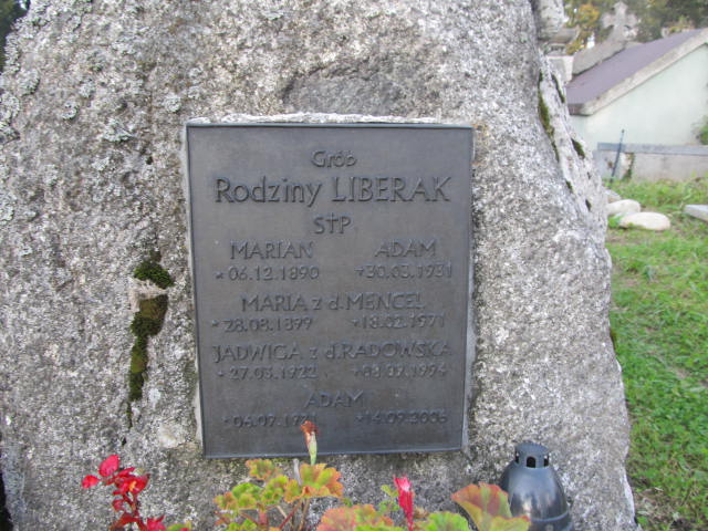 Grób Adam Liberak