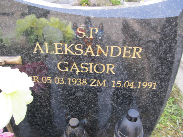 Aleksander Gąsior 1938 Zakopane - Grobonet - Wyszukiwarka osób pochowanych