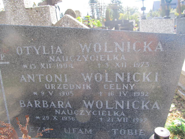 Antoni Wolnicki 1905 Zakopane - Grobonet - Wyszukiwarka osób pochowanych