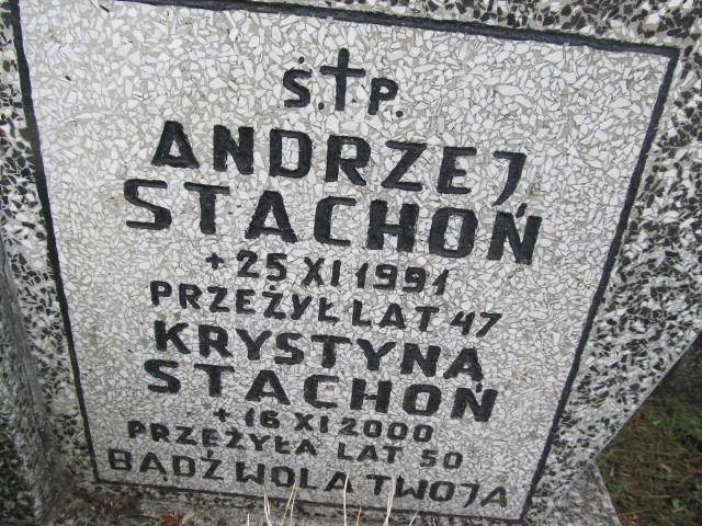 Andrzej Stachoń Zakopane - Grobonet - Wyszukiwarka osób pochowanych