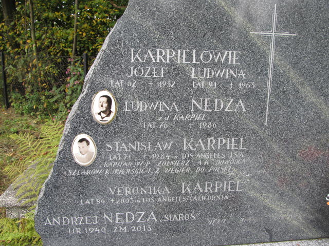 Andrzej Nędza 1939 Zakopane - Grobonet - Wyszukiwarka osób pochowanych